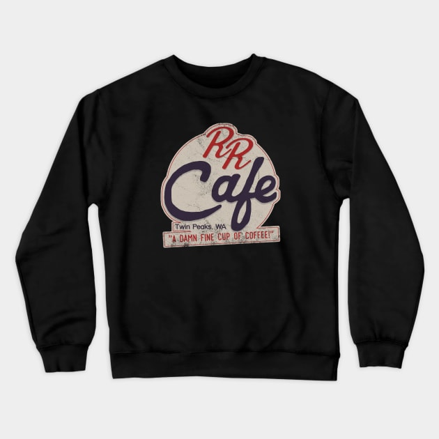 A DAMN FINE CUP OF COFFEE Crewneck Sweatshirt by Clobberbox